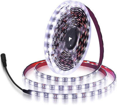ALITOVE 16.4Ft 5050 SMD Waterproof White LED Strip Light 300 LEDs 12V