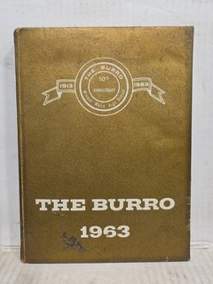 1963 The Burro Yearbook Mineral Wells High School Mineral Wells Texas