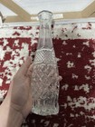 Vintage Pressed Glass Vase, Diamond Pattern.  9.25 Inches Tall — photo 8