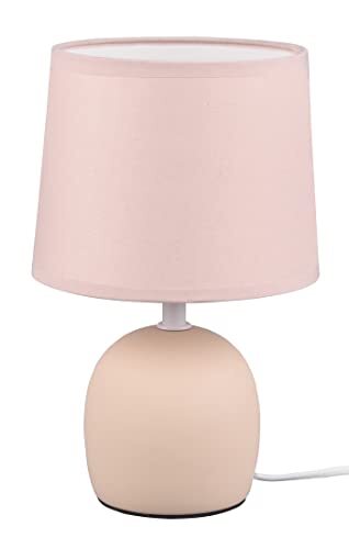 TRIO Leuchten R50802644 Malu Lampada da Tavolo in Ceramica con Paralume, (y8q)