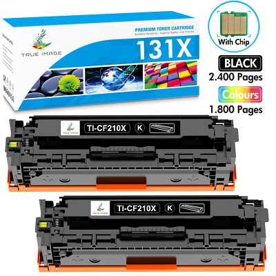 2x CF210A Toner Compatible With HP 131A Laserjet Pro 200 Color MFP M276nw M251nw