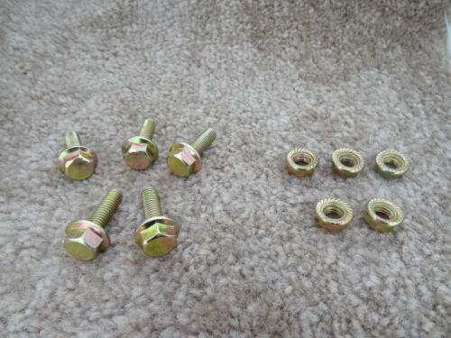 VOLKSWAGEN HIGH TENSILE ZINC PASSIVATED FLANGE HEX M6 M8 COOPER EXHAUST NUT BOLT - Picture 5 of 12