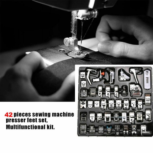42 PCS Sewing Machine Presser Foot Feet Tool Kit Set For Brother Singer Domestic - Picture 2 of 9