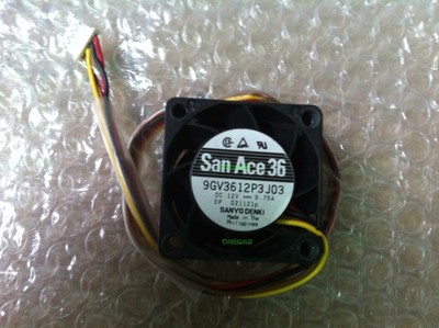 1 PCS SANYO Fan 9GV3612P3J04 DC 12V 0.75A 4 Pin 36x36x28mm