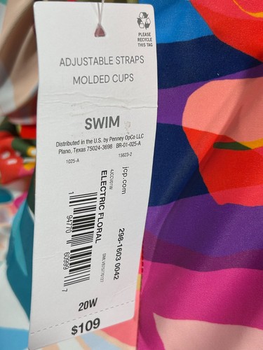 Liz Claiborne woman swimsuit plus size 20W,24W - Picture 7 of 10