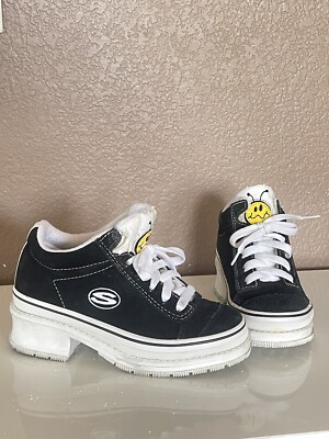 Vintage 90s Sketchers Platform Suede Shoe Size