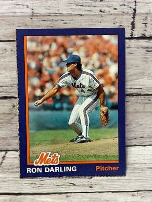 1984 New York Mets Team Issue Ron Darling #2 Rookie RC (invB) | eBay