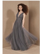Bhldn Jenny Yoo Sarita Dress Hydrangea Size US4 AU8