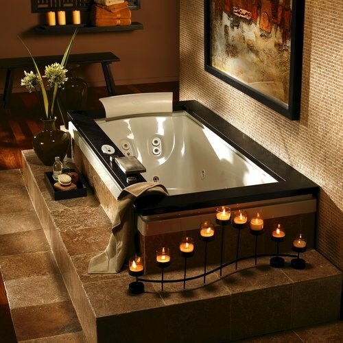 Jacuzzi Fusion 7236 whirlpool - Chromotherapy - Wenge or Teak trim