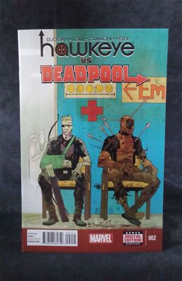 Hawkeye vs. Deadpool #2 2015 Marvel Comics Comic Book b&b