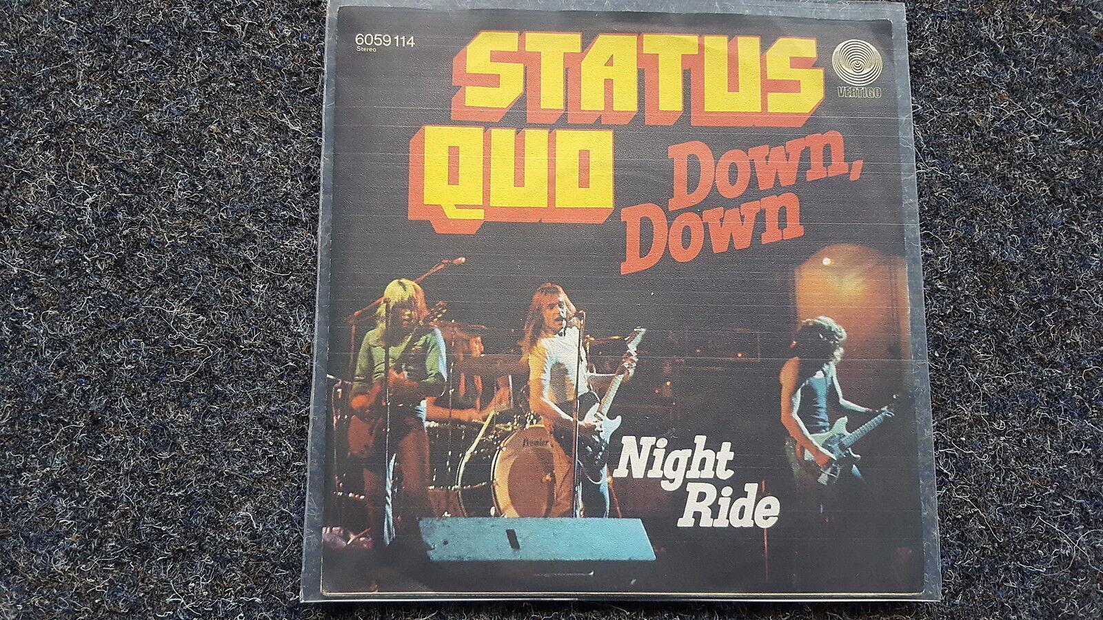 7"" Single Vinyl Status Quo - Down down Germany