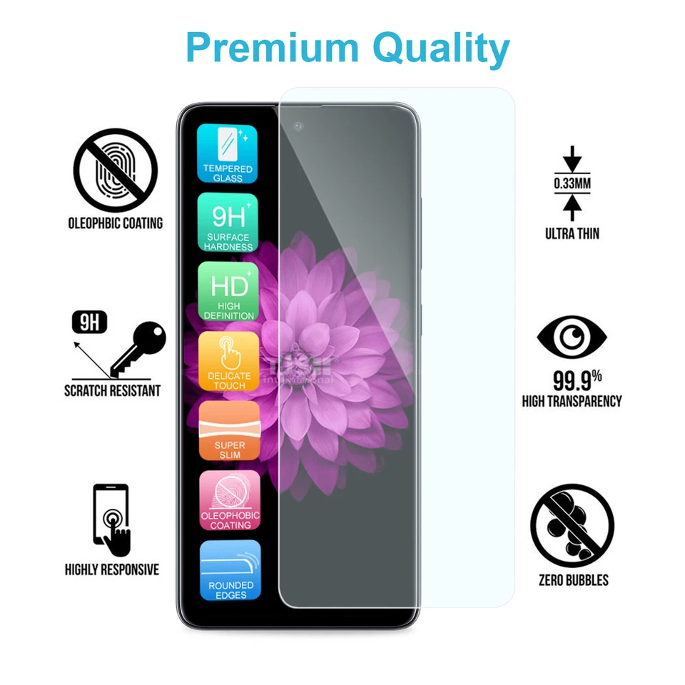 [Paquete de 3] Protector de pantalla de vidrio templado transparente TJS para Samsung Galaxy A51 5G/4G Foto 3 de 4