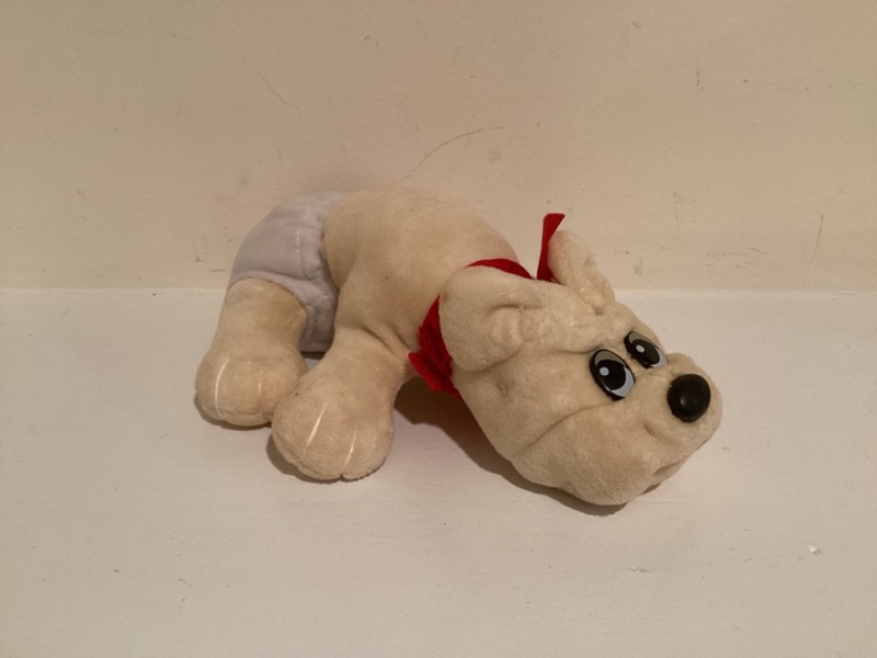 Vintage Tonka 1986 Original pound Puppies Plush puppy Newborn Dog Stuffed Animal