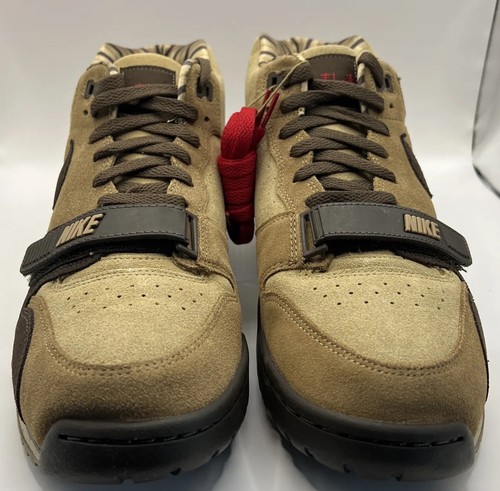 Nike Air Trainer 1 Hay/Barock Braun-Taupe-Varsity Red DV6998-200 Herren Größe 10 - Bild 2 von 8