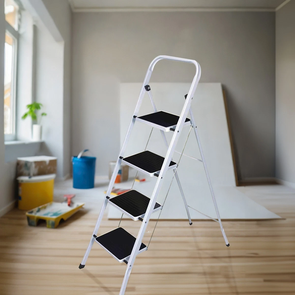 4 step steel ladder online