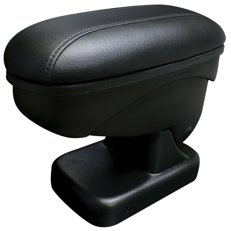 Bracciolo portaoggetti similpelle nero Fiat 500L dal 2017