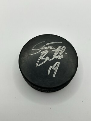 2004 05 TRENTON TITANS ECHL Game Puck Signed Scott Bertoli #19