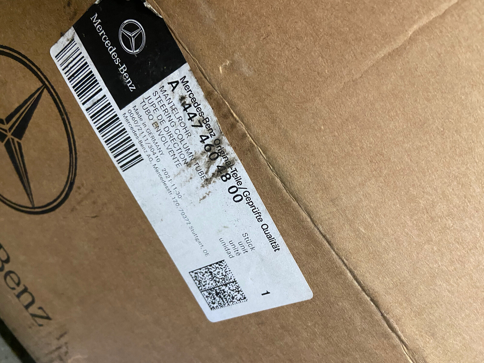 Genuine Mercedes Benz W447 Vito Viano a4474604800 Steering Column New