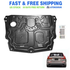 Thick Engine Splash Shield For Volvo V60 2019-2024 Front Engine Guard Hard