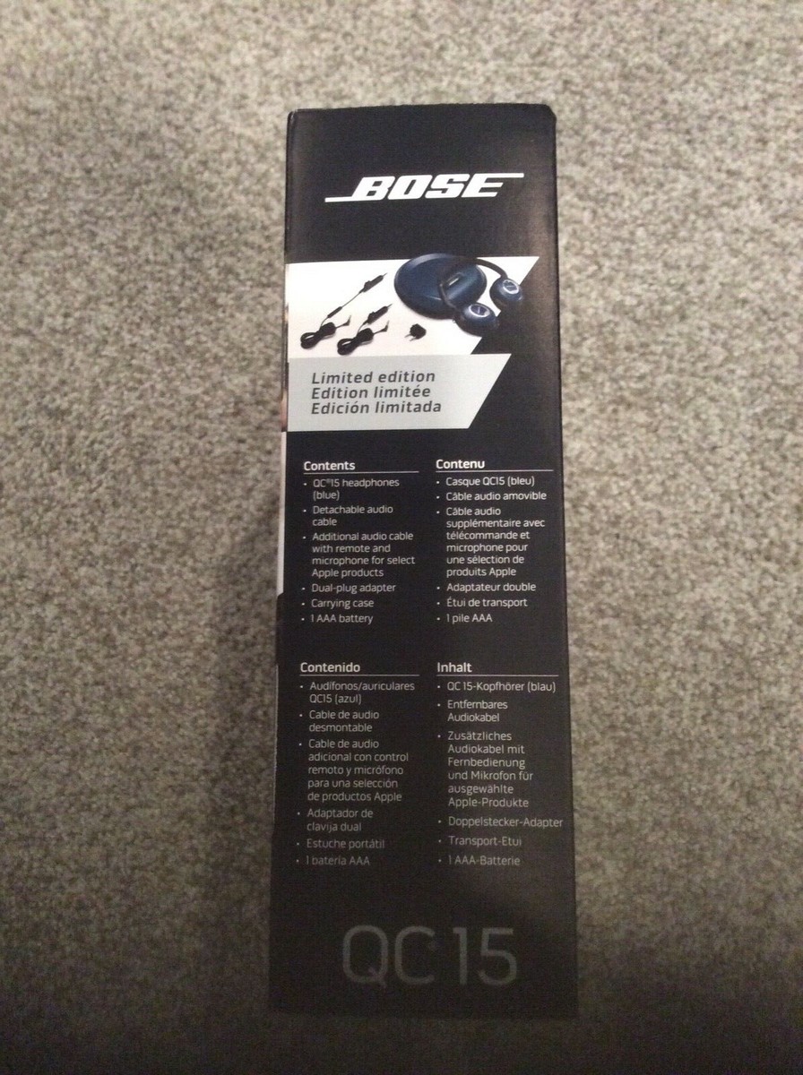 🔥Bose QC15 Headphones - Blue Limited Edition-Brand New unopened