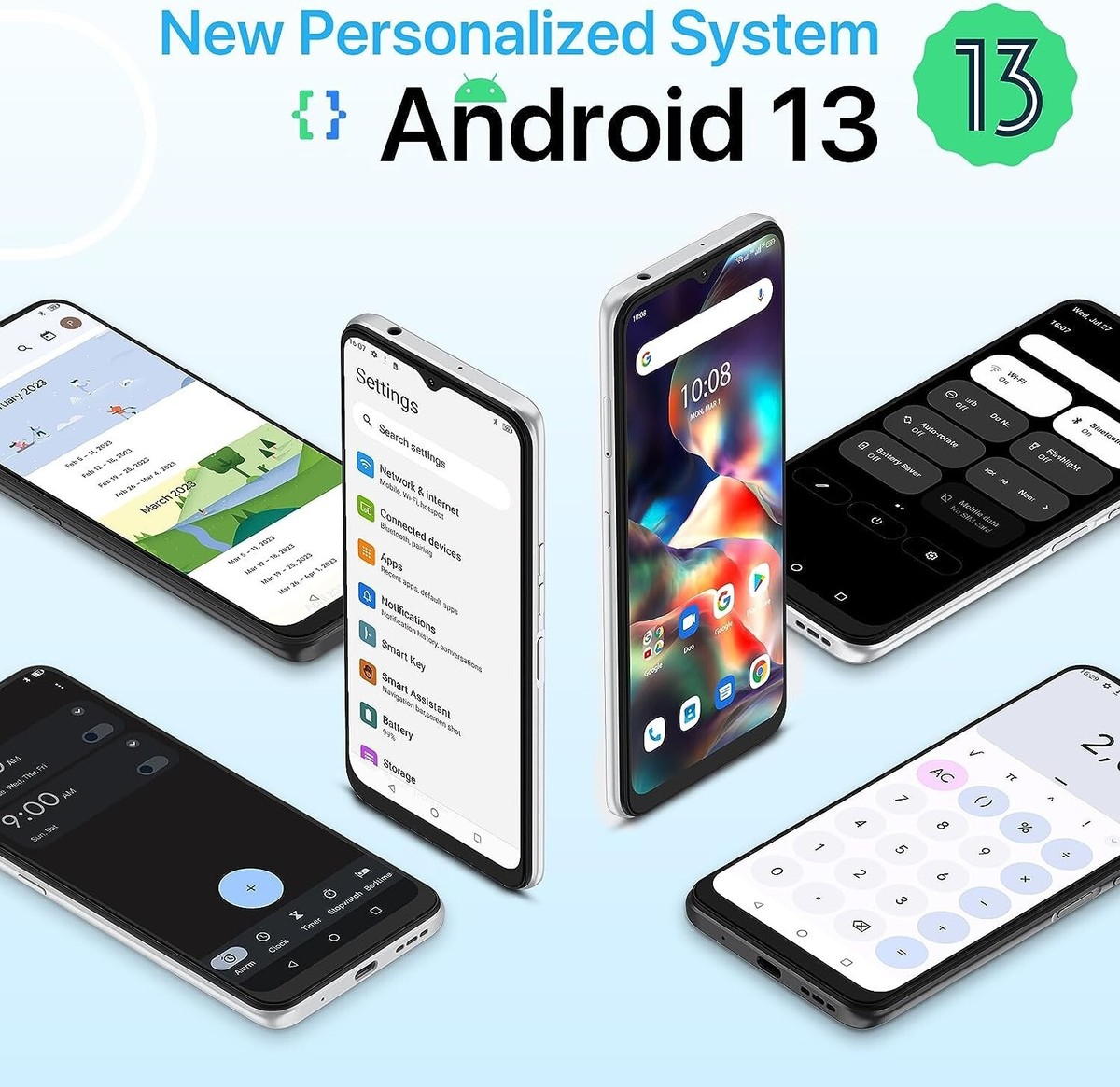 UMIDIGI F3 Pro 5G Android 13 Unlocked Phones 6GB+128GB