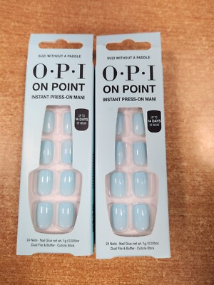 2 Pk: OPI On Point Instant Press-on Mani Nails ''Suzi Without a Paddle''  DD 2826