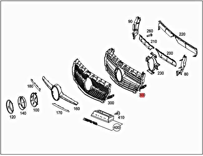 Genuine MERCEDES C117 X117 CLA Coupe C117 Frame segment