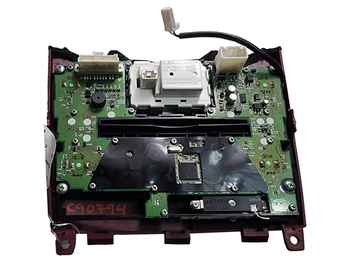 2013 Infiniti EX37 AC Heat Air Climate Temperature Clock Radio Panel 68260 1BA2A - Picture 2 of 12