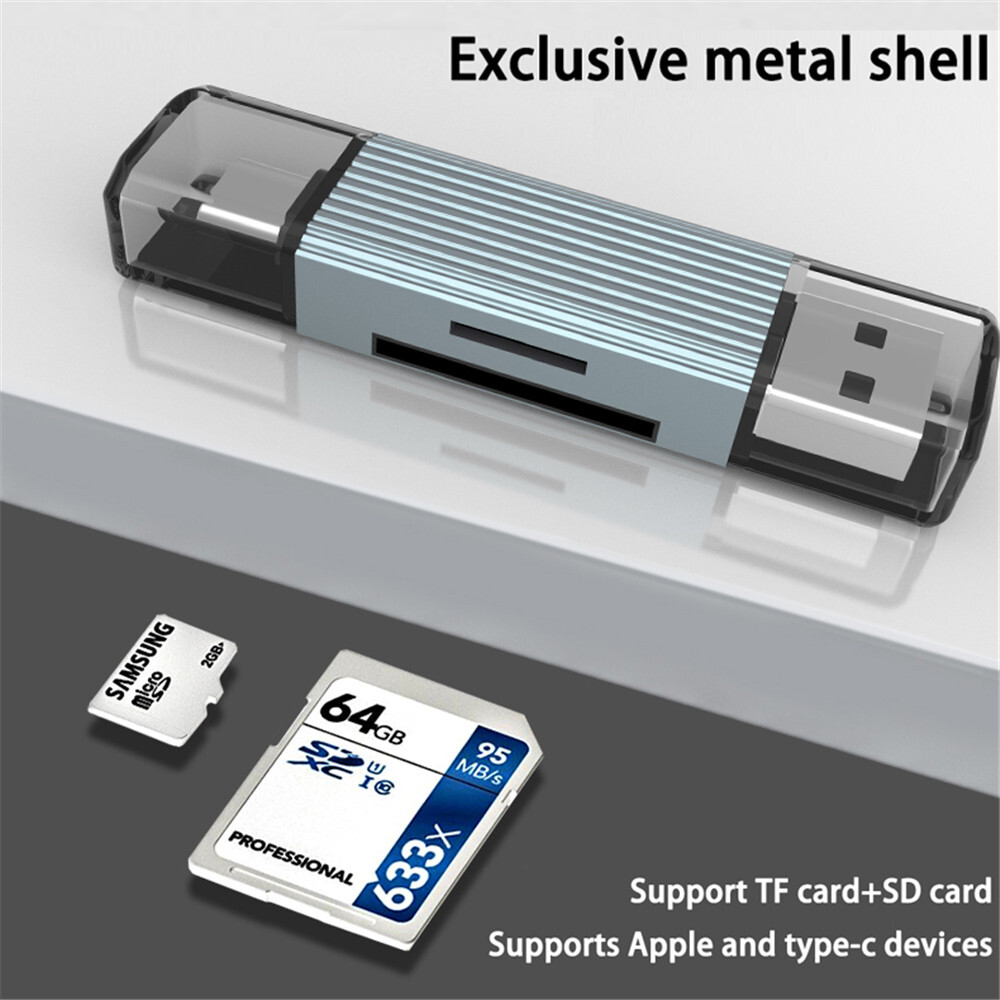 Lettore Di Schede Sd Lettore Schede SD E MicroSD Con USB Tipo C - Foto 11