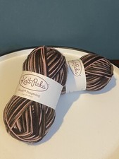 Lot Of 2 Knit Picks Stroll Fingerling Weight Peruvian Wool/Nylon Cupcake Multi