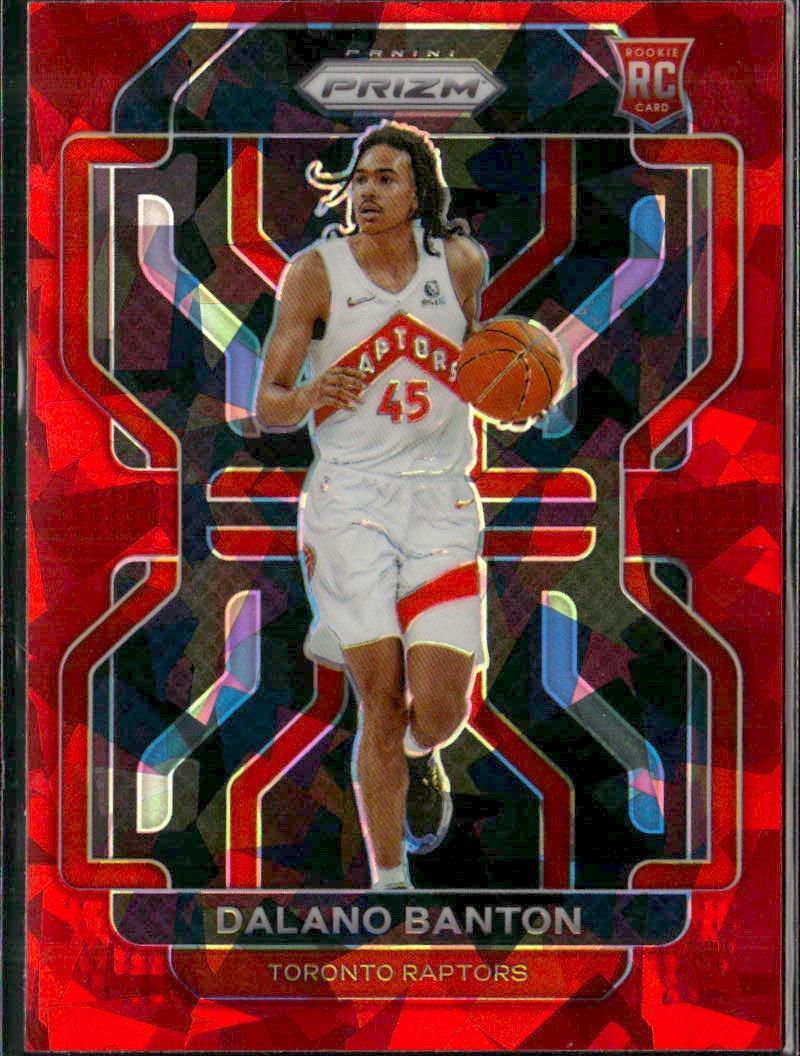 2021-22 Panini Prizm Dalano Banton Red Ice ROokie Rookie #328