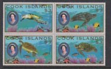 Cook Islands 2007 - Save the Turtles - Block of 4 - MNH