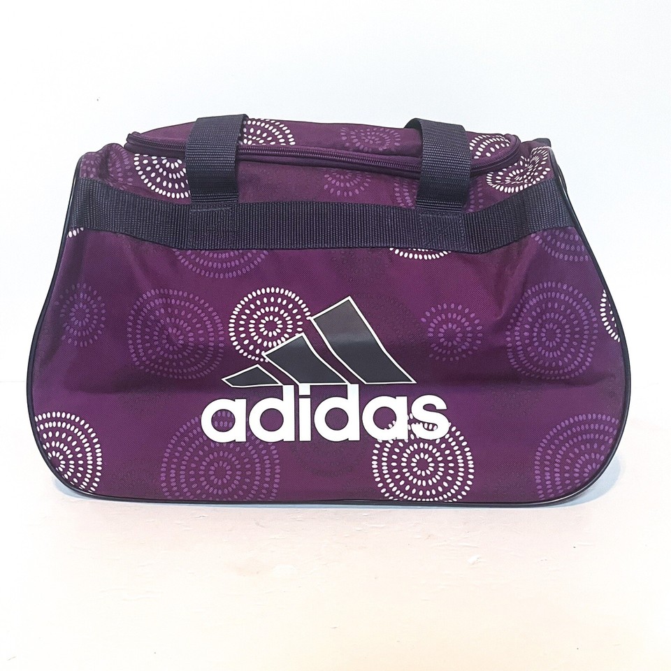 Adidas Small Duffle Bag Purple RN 90288 Crossbody Strap eBay