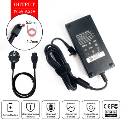 Laptop Netzteil Ladekabel Ladegerät für Acer PREDATOR G9-793-720A PH317-52-73W7