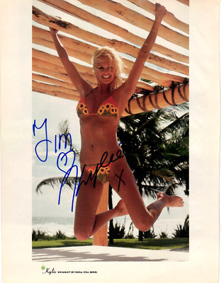 Kylie Bax Magazine Photo Signed TTM Sports Illustrated Swimsuit