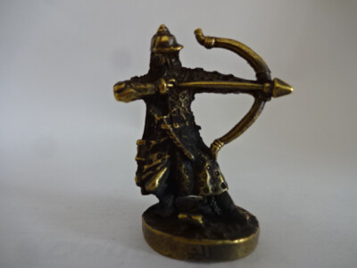Metal Figurine / Mongolian / Campain of Ermak / No.407 03 / Brass