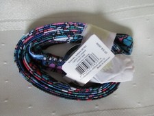 Vera Bradley Lighten Up Lanyard Key Ring ID Badge Clip Haymarket Paisley NWT New
