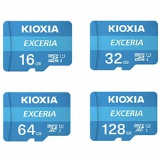 KIOXIA EXCERIA 16GB 32GB 64GB 128GB Memory Card micro SD C10 Full HD 100MB/s lot