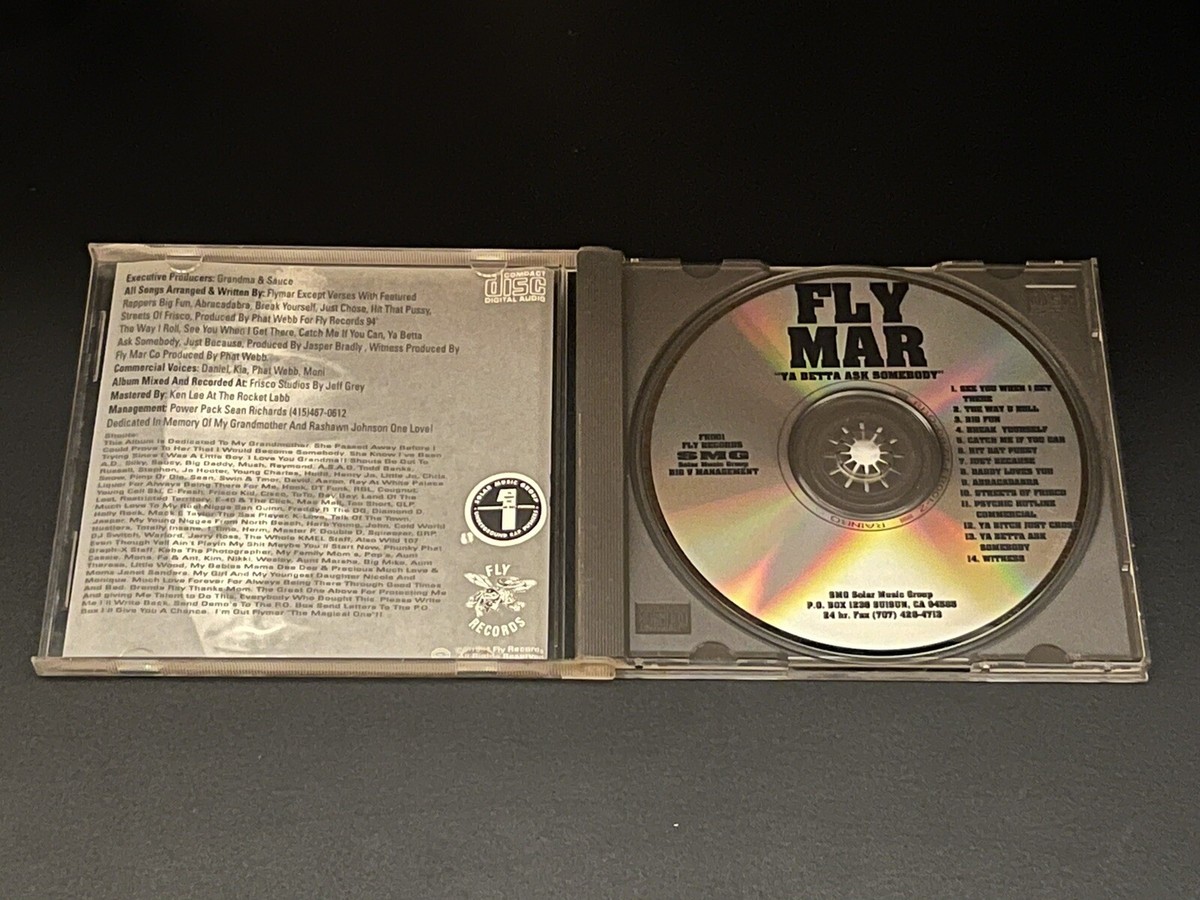 Fly Mar - Ya Betta Ask Somebody Cali Bay Rap G-Funk Cellski San