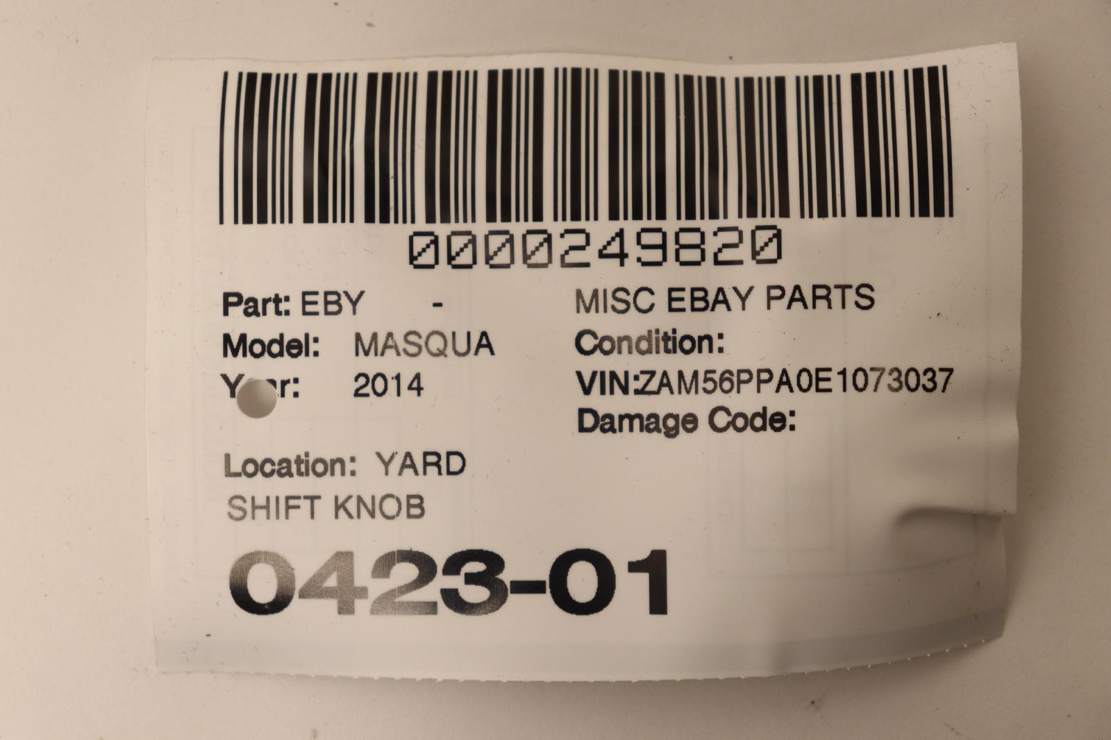 2014-2020 MASERATI QUATTROPORTE AUTOMATIC TRANSMISSION SHIFTER KNOB LEVER OEM