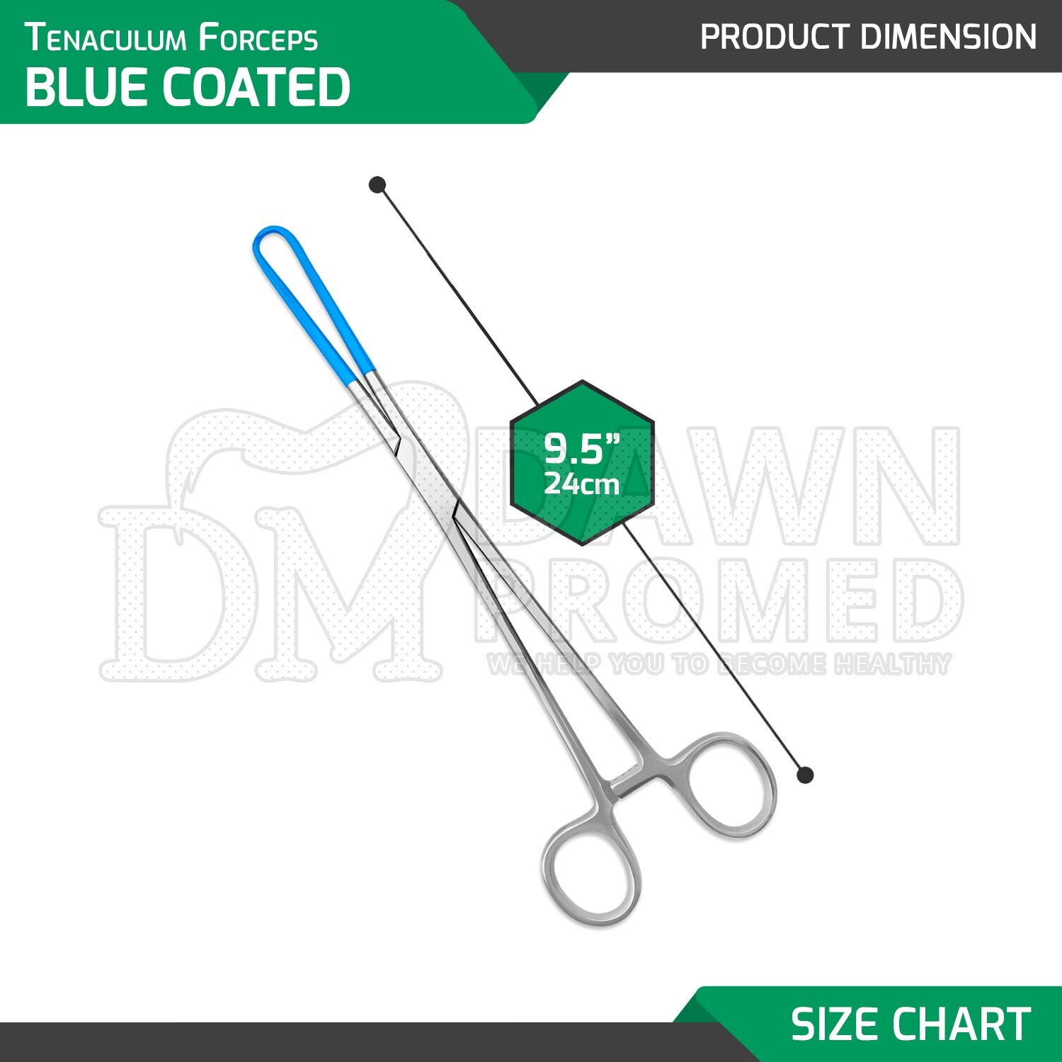 Tenaculum Blue Coated Forceps 9.5" OB/GYN Electrosurgical Instruments eBay