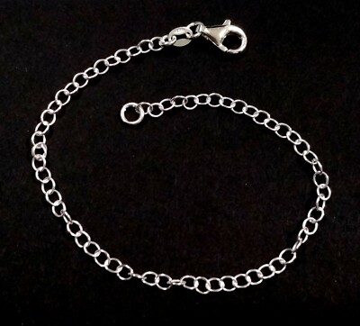 WHOLESALE LOTS BRACELETS ANKLETS 925 Sterling SILVER 3x4mm Oval