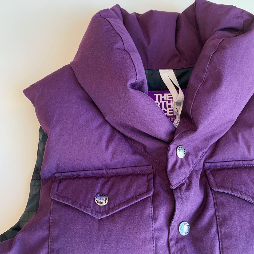 THE NORTH FACE PURPLE LABEL Down Vest Purple Size-XS Used | eBay