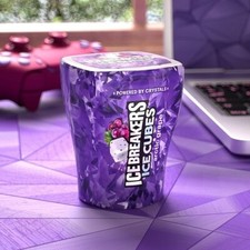 ICE BREAKERS Ice Cubes Arctic Grape Chewing Gum 40 Pieces  Pack of 4 