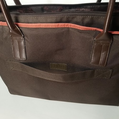 Beverly Hills Polo Club Rugged Equipment Laptop 16" Torba na zakupy Brązowa Pomarańczowa Nylon - Zdjęcie 11 z 14
