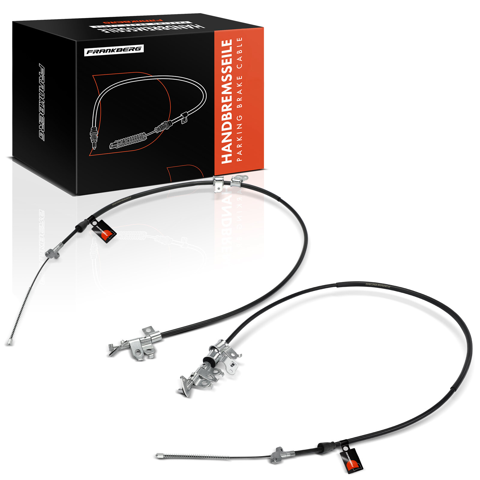 FRANKBERG 2x Parking Brake Cable for Daihatsu Terios J2 F7 Rear Left and Right