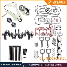 N20B20 2.0L Engine Rebuild Piston Gasket Kits Crankshaft Con Rods For BMW 328i