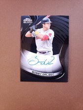 2022 Bobby Dalbec Topps Chrome Black Base On Card Auto #CBA-BD Red Sox