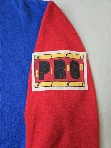 Nike Vintage Basketball Pro Club Red Blue Sweatshirt Youth Boys XL Mens Small S - Picture 4 of 7