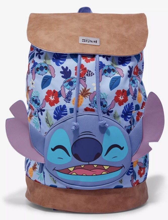 Disney Stitch Tropical Slouch Backpack NEW Disney  main image 4